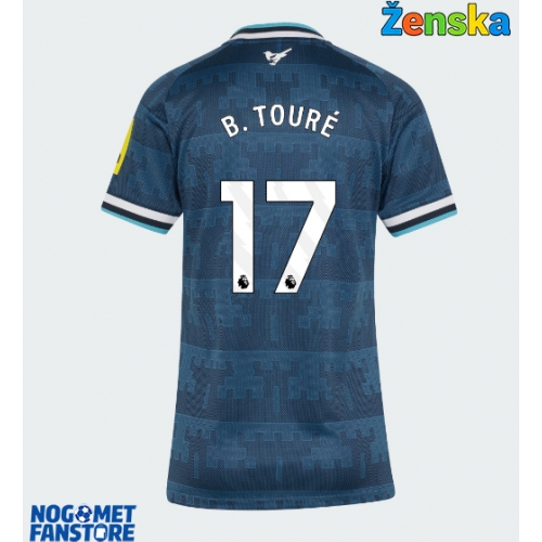 Newcastle United Bazoumana Toure #17 Gostujuci Dres za Ženska 2026-27 Kratak Rukav